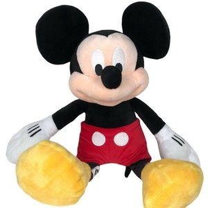 Disney Store Original Mickey Mouse Plush Classic Medium 17 Inch Tall Stuffed Toy